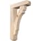 Ekena Millwork Olympic Craftsman Smooth Bracket w/ Offset Brace, Douglas Fir, 5 1/2"W x 20"D x 32"H BKT0604X20X32OLY04SDF - alternate 1